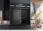 Siemens HB578GBS3, iQ500, Einbau-Backofen 60 x 60 cm, activeClean Pyrolyse Selbstreinung, TFT-Display, 3D Heißluft, Schnellaufheizung, cookControl40 Automatikprogramme, softMove, Edelstahl