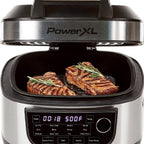 PowerXL MultiCooker - 12 in 1 Multikocher mit Warmhaltefunktion - Heißluftfritteuse, Backofen, Bratpfanne, Reiskocher uvm. - 5,7 Liter Fassungsvermögen - 12 Kochprogramme - Airfryer - Kaloriensparend