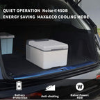 Alpicool C12 12L Cool Box 12 V Mini Fridge Electric Compressor Car Fridge Camping Freezer Box Small Portable for Car, Truck, Boat, RV with USB Connection