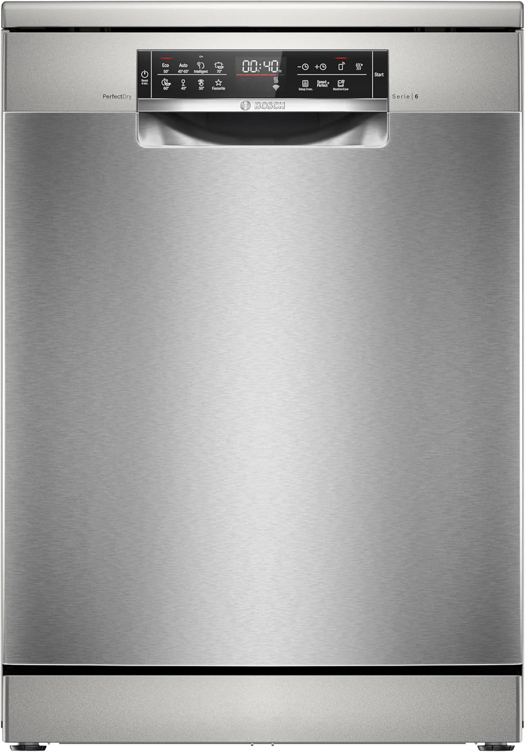 Bosch SMV4ETX08E, Serie 4, Smarter Geschirrspüler Vollintegriert 60 cm, Besteckkorb, Spülmaschine mit Programmassistent, besonders Leise, Rackmatic, Automatische Türöffnung, InfoLight, AquaStop