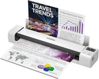 Brother DS-940 Mobiler Scanner | A4 | beidseitig | WLAN | integrierter Akku | 15 ppm | Farbe | Schwarz/Weiß | Scan to USB