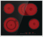 Gorenje 738971 Einbaubackofen-Set OptiBake Black Steam Pyro Set / 77L / Heißluft/Pyrolyse/ExtraSteam/GentleClose/AirFry/Pizzamode 300°C/PerfectGrill/Induktions-Kochfeld mit BridgeZone/schwarz