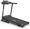 '- Tapis de Course connecté -Pliable-Vitesse maximale 14 Km/h- Tapis de Marche Électrique Inclinable et Pliable - 12 programmes d’entraînements -3 inclinaisons