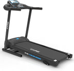 '- Tapis de Course connecté -Pliable-Vitesse maximale 14 Km/h- Tapis de Marche Électrique Inclinable et Pliable - 12 programmes d’entraînements -3 inclinaisons