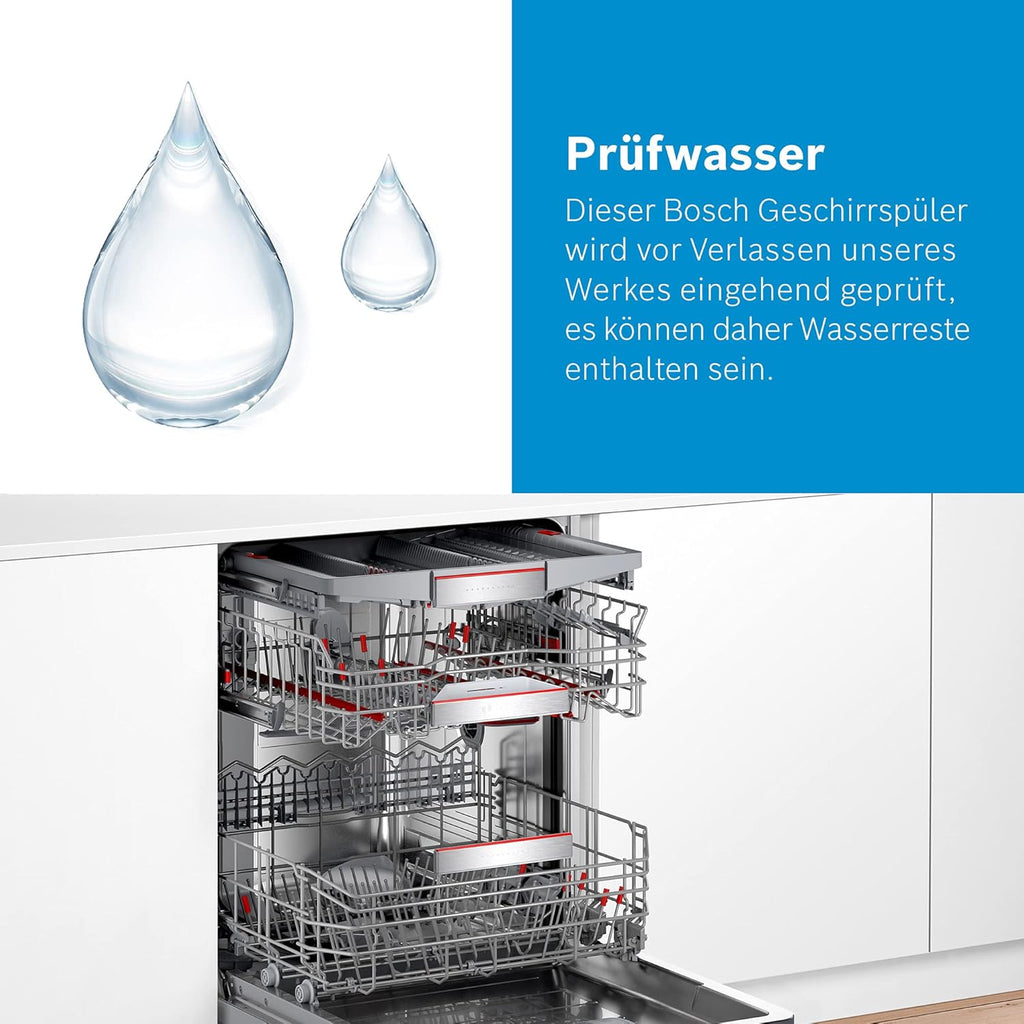 Bosch SMV4ETX08E, Serie 4, Smarter Geschirrspüler Vollintegriert 60 cm, Besteckkorb, Spülmaschine mit Programmassistent, besonders Leise, Rackmatic, Automatische Türöffnung, InfoLight, AquaStop
