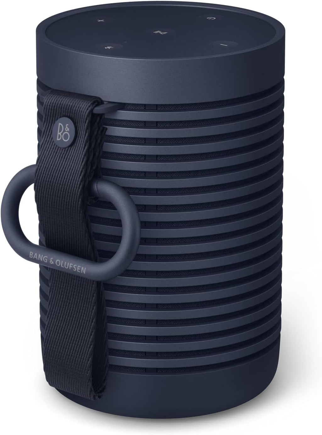 Bang & Olufsen Beosound Explore – Kabelloser tragbarer Bluetooth Outdoor-, Heim- und Reise, 27 Stunden Akkulaufzeit, wasserdichter 360° Lautsprecher + USB-C Ladekabel - Schwarz Anthracite