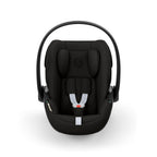 CYBEX Gold Babyschale Cloud G i-Size Comfort, Inkl. Neugeboreneneinlage, Ab Geburt bis ca. 24 Monate, Für Kinder ab 40 cm bis 87 cm, Max. 13 kg, Moon Black
