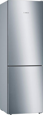 Bosch KGN36NWEA Serie 2 Kühl-Gefrier-Kombination, 186 x 60 cm, 215 L Kühlen & 87 L Gefrieren, NoFrost nie wieder abtauen, LED-Beleuchtung gleichmäßige Ausleuchtung