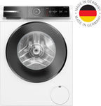 Bosch WGB244010, Serie 8, Smarte Frontlader Waschmaschine, 9 kg, 1400 UpM, Made in Germany, intelligente Waschmittel Dosierung i-Dos, entfernt 16 Fleckenarten, SpeedPerfect, spart Wasser & Energie