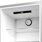 Beko RCNE366E70ZXBRN bPRO700 freistehende Kühl-/Gefrierkombination, großer Kühlschrank, 323 l Gesamtrauminhalt, HarvestFresh, NoFrost, leise, SmoothFit, 0°C-Zone, Dark Inox