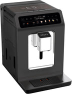 Krups Evidence One Kaffeevollautomat mit Milchschlauch, 12 Getränke, 2-Tassen-Funktion, Farbdisplay, Kaffeemaschine, TÜV-Siegel, Schwarz, EA895N10, Meteor Graphit