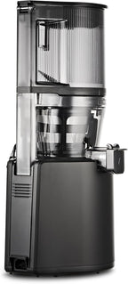 HUROM | Entsafter Gemüse und Obst | Slow Juicer | H320N | Elektrische Kaltpresse | Ruhiger Motor | Leicht zu Reinigen | mit groem Behlter und Siebfilter 2L | 200 Watt | BPA Frei | Schwarz