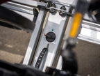 EUFAB 12010LAS Fahrradträger POKER-F, E-Bike geeignet, komplett vormontiert, Diebstahlschutz, für 2 Fahrräder, für Anhängerkupplung, Schwarz, 142 x 70 x 58 cm