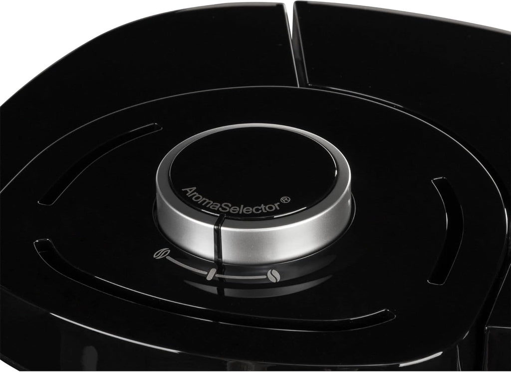 Melitta Look Timer - Filterkaffeemaschine - Thermokanne - Timer Funktion - Tropfstopp - 10 Tassen - Schwarz (1025-18)