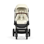 CYBEX Gold Kinderwagen EOS Lux 2-in-1, Reisesystem, Ab Geburt bis 22 kg (ca. 4 Jahre), Moon Black