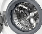 LG V7WD107H2E, Klasse E, Frontlader-Waschtrockner 10,5 - 7 kg, 1400 U/min, AI Direct Drive, Wi-Fi, Tiefenreinigung mit Dampf, TurboWash, Größere Kapazität, 62 x 60 x 85 cm ꟷ Weiß