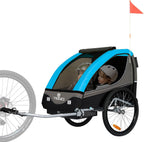 Tiggo S2 Kinderanhänger mit Federung Jogger 2 in 1 Kinder Buggy fahrradanhänger Anhänger 360° Drehbar