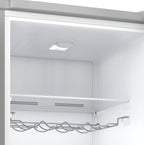 Beko RCNE366E70ZXBRN bPRO700 freistehende Kühl-/Gefrierkombination, großer Kühlschrank, 323 l Gesamtrauminhalt, HarvestFresh, NoFrost, leise, SmoothFit, 0°C-Zone, Dark Inox