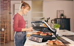 Braun MultiGrill 9 CG 9047 Kontaktgrill mit Grill-, Flach- und Waffelplatten, Grillpositionen: Kontakt, BBQ, Ofen, Spülmaschinenfeste Platten, Fettauffangschale, 230° Höchsttemperatur, Boost-Funktion