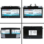 Batterie AGM 100Ah 12V Décharge Profonde Sans Entretien Étanche – Accumulateur Idéal pour Panneaux Solaires, Camping-Car, Voiture, Bateau, Fourgon Aménagé, Systèmes Photovoltaïques, Énergie Solaire,