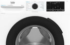 Beko B3WFU58415W1 b300 Waschmaschine, 8 kg, Waschvollautomat, Restzeitanzeige, Schleuderwahl, 1400 U/min, Dampffunktion, AddXtra-Nachlegefunktion, Bluetooth, Hygiene+ allergikergeeignet, Weiß