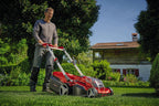 Einhell Akku-Rasenmäher RASARRO 36/38 Kit Power X-Change (36 V, 38 cm Schnittbreite, 450 m², Brushless, Mulchfunktion, 45L Fangkorb, inkl. 2x 4,0 Ah Akkus + Twincharger)