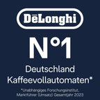 De'Longhi Magnifica Evo Next ECAM312.80.TB, Kaffeevollautomat mit 13 Getränken (Cappuccino, Espresso, Latte Macchiato), 2,4'' TFT Farbdisplay, LatteCrema Milchsystem, 2-Tassen-Funktion, Titan