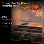 EAST OAK 30" Digital Electric Smoker with Glass Door