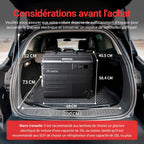 45L Glacière à Compresseur,Glaciere Électrique -20℃ à 20℃,Frigo Camion APP&Bouton Contrôle,12/24V DC et 100-240V AC Glaciere Camping Pour Voiture,Camion,Bateau et Prise De Courant -