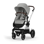CYBEX Gold Kinderwagen EOS Lux 2-in-1, Reisesystem, Ab Geburt bis 22 kg (ca. 4 Jahre), Moon Black