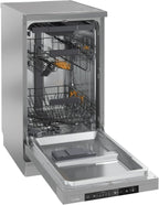 Gorenje GS 541D10 X Freistehender Geschirrspüler / SuperSilent / 11 Maßgedecke / 5 Programme / Programmanzeige / TotalDry / Silber, 45 cm breit