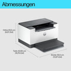 HP LaserJet MFP M235sdw Multifunktions-Laserdrucker Schwarzweiß, Drucken, Kopieren, Scannen, Automat.beidseitiger Druck, Dual-Band Wi-Fi, USB, LAN, HP Smart App, Intelligente Benutzeroberfläche