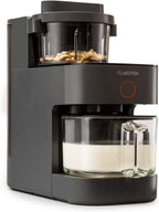 Klarstein Mixer, Standmixer mit 300 Motor- und 1250 Watt Heizleistung, Hochleistungsmixer für Pflanzenmilch Zubereitung, Smoothie Mixer mit 360° Heiztechnologie, 30.000 U/min, Touchscreen, Schwarz