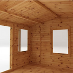 【Home&Garden】【BS】Mercia 4M x 3m Grizedale Log Cabin -- 19mm