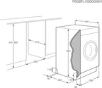 AEG L7WBA60680 Waschtrockner / DualSense - schonende Pflege / 8 kg Waschen / 5 kg Trocknen / D / energiesparend / Mengenautomatik / Nachlegefunktion / ProSteam - Auffrischfunktion / 1600 U/min