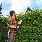WORX WG252E.9 Akku Teleskop Heckenschere - 45cm Schnittbreite - 10-Fach Verstellbarer Teleskopstiel bis 3,20 Meter Hhe - PowerShare kompatibel - Ohne Akku & Ladegert
