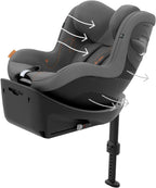 CYBEX Gold ISOFIX Basis, Base G, Für Babyschale Cloud G i-Size und Auto-Kindersitz Sirona G i-Size, Schwarz