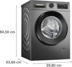 BOSCH WAN28127 Waschmaschine Serie 4, Frontlader mit 8kg Fassungsvermögen, 1400 UpM, Iron Assist, Active Water Plus, EcoSilence Drive, Speed Perfect, Weiß, 60cm