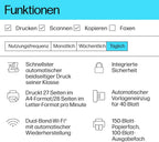 HP LaserJet MFP M235sdw Multifunktions-Laserdrucker Schwarzweiß, Drucken, Kopieren, Scannen, Automat.beidseitiger Druck, Dual-Band Wi-Fi, USB, LAN, HP Smart App, Intelligente Benutzeroberfläche