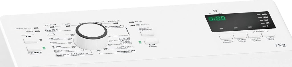 Bauknecht WMT Eco Star 6524 Di N Toplader-Waschmaschine / 6,5 kg / 1151 UpM /Antiflecken-Programm/ FreshFinish /Startzeitvorwahl/SoftOpening/ Kurz 30'/ 15° Green& Clean