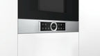 Bosch BFR634GS1 Serie 8 Einbau-Mikrowelle, Türanschlag Rechts, AutoPilot 7 Automatikprogramme, Reinigungsunterstützung, TFT-Touchdisplay, LED-Beleuchtung gleichmäßige Ausleuchtung, 38 x 60 cm, 900 W