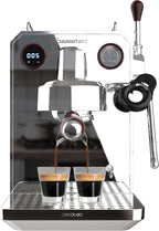 Cecotec Espresso-Kaffeemaschine Barista Baristeo Intima, professionelle Barista-Espressomaschine, Vorbrüh-System, 15 Bar Pumpe, einfaches Befüllen, 1,7L Wassertank und Tassenwärmer