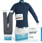 CLEANmaxx Automatischer Hemden-Bügler zum Trocknen und Gltten von Hemden & Blusen inklusive Aufsatz für Hosen | Die innovative und schonende Art, Ihre Wsche zu gltten