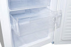 Exquisit Gefrierschrank GS80-040E weiss | Standgerät | 91 l Volumen | Weiß | Gefrieren | Türanschlag wechselbar | Gefrierschubladen