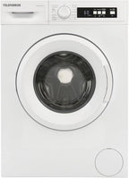 Telefunken W-01-52-W Waschmaschine (5 kg / 1000 U/Min) mit Mengenautomatik und Überlaufschutz / 15 Programme/Startzeitvorwahl/weiß