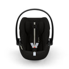CYBEX Gold Babyschale Cloud G i-Size Comfort, Inkl. Neugeboreneneinlage, Ab Geburt bis ca. 24 Monate, Für Kinder ab 40 cm bis 87 cm, Max. 13 kg, Moon Black