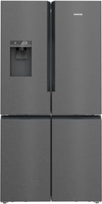 SIEMENS KF96NVPEA iQ300 Multi-Door-Kühlschrank, 183 x 91 cm, 405 L Kühlen & 200 L Gefrieren, hyperFresh längere Frische, noFrost nie wieder abtauen, superCooling schnellere Kühlung