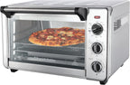 Russell Hobbs Backofen Airfryer [5-in-1: Heiluftfritteuse, Minibackofen, Grill, Toaster, Warmhaltefunktion] Express (20l, Pizza  30cm, inkl. Frittierkorb, Backblech&Grillrost) Umluft- Ofen 26680-56
