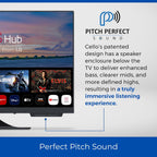 C2224WS Trav 22" Zoll Smart Full HD 12V Camping Reise TV Rahmenlos Triple Tuner Bluetooth WebOS by Pitch Perfect Lautsprecher Wohnmobil LKW Boot [2024]