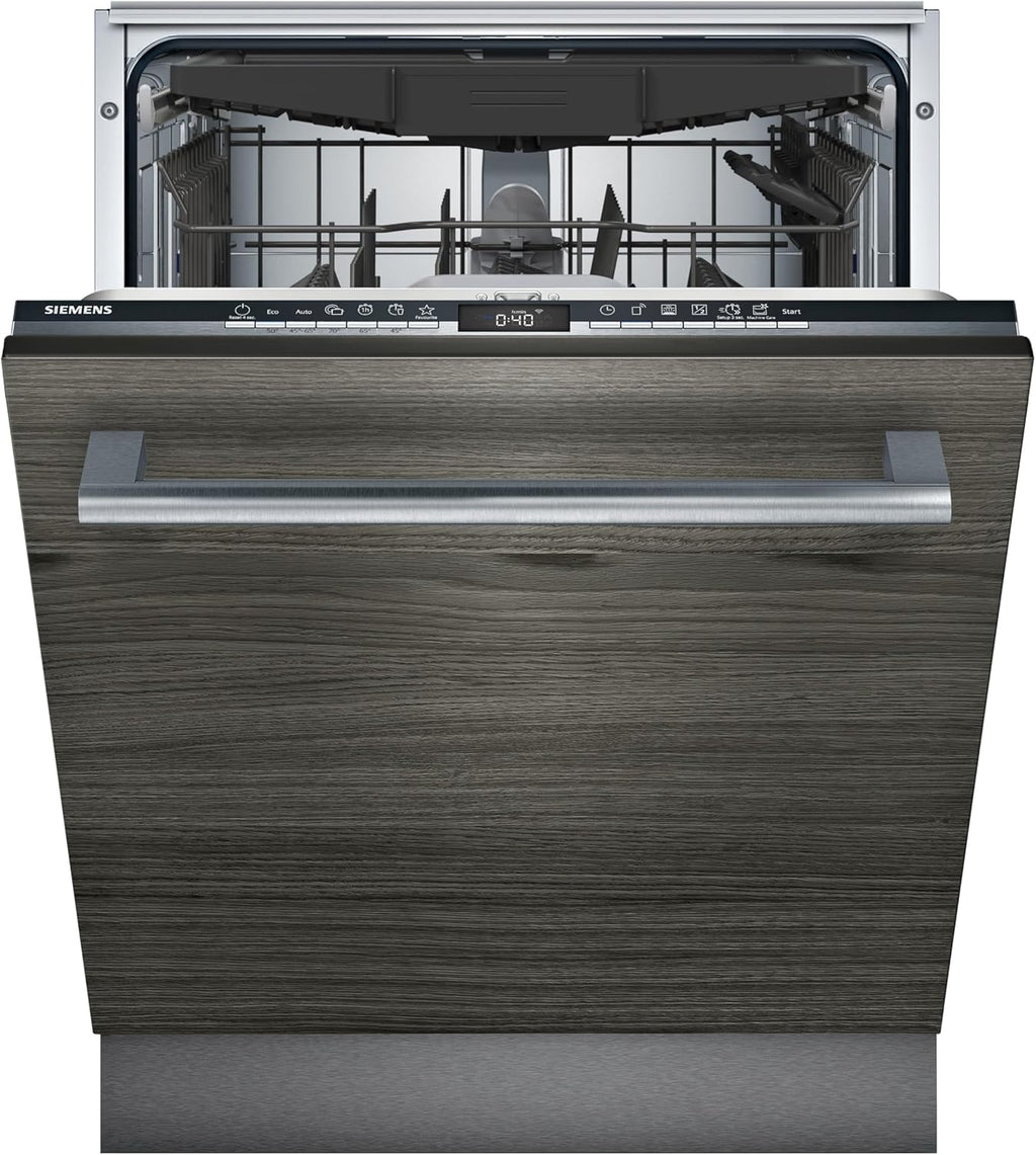 Siemens SN63EX14VE, iQ300 Smarter Geschirrspüler, Vollintegrierte Spülmaschine mit Besteckschublade, 60 cm, Auto Türöffnung dank autoOpen dry, Besonders leise durch iQdrive-Motor, infoLight aquaStop